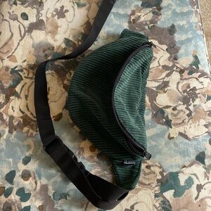 Fanny Pack, Green Corduroy